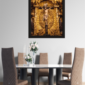 "A Majestade do Barroco: Crucifixo de Ouro"