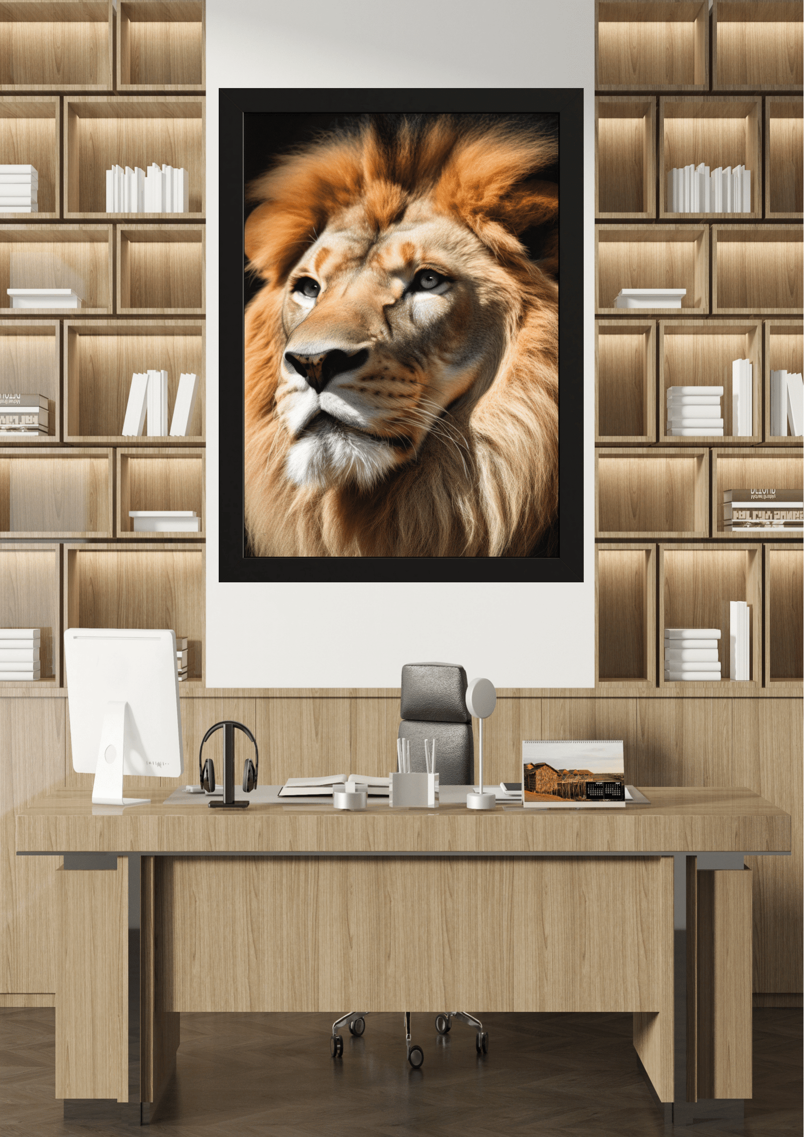 Leão Majestoso – Imponência e Elegância