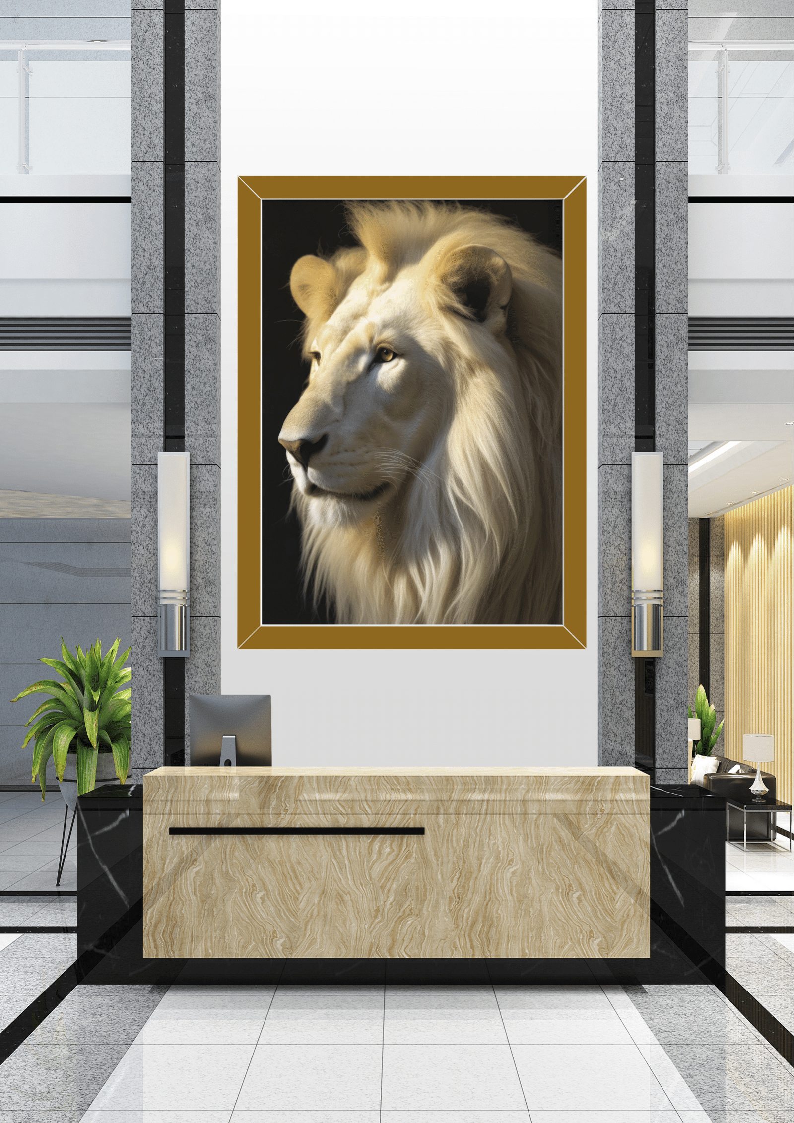 Leão Majestoso: Força e Elegância - Imagem 4