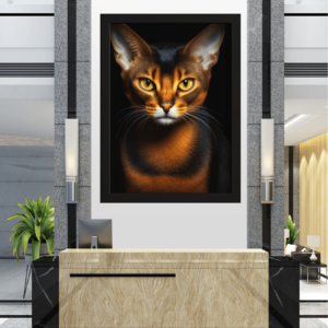 "A Presença Majestosa: O Gato na Recepção"