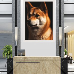 "Elegância Canina: A Arte na Recepção"