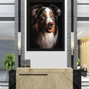 "Recepção Cativante: A Presença Canina que Conquista"