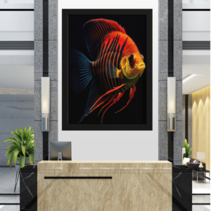 "Esplendor Aquático: A Majestade do Peixe-Anjo"