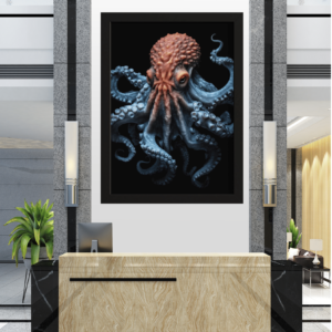 "Abraço das Profundezas: A Majestade do Polvo"