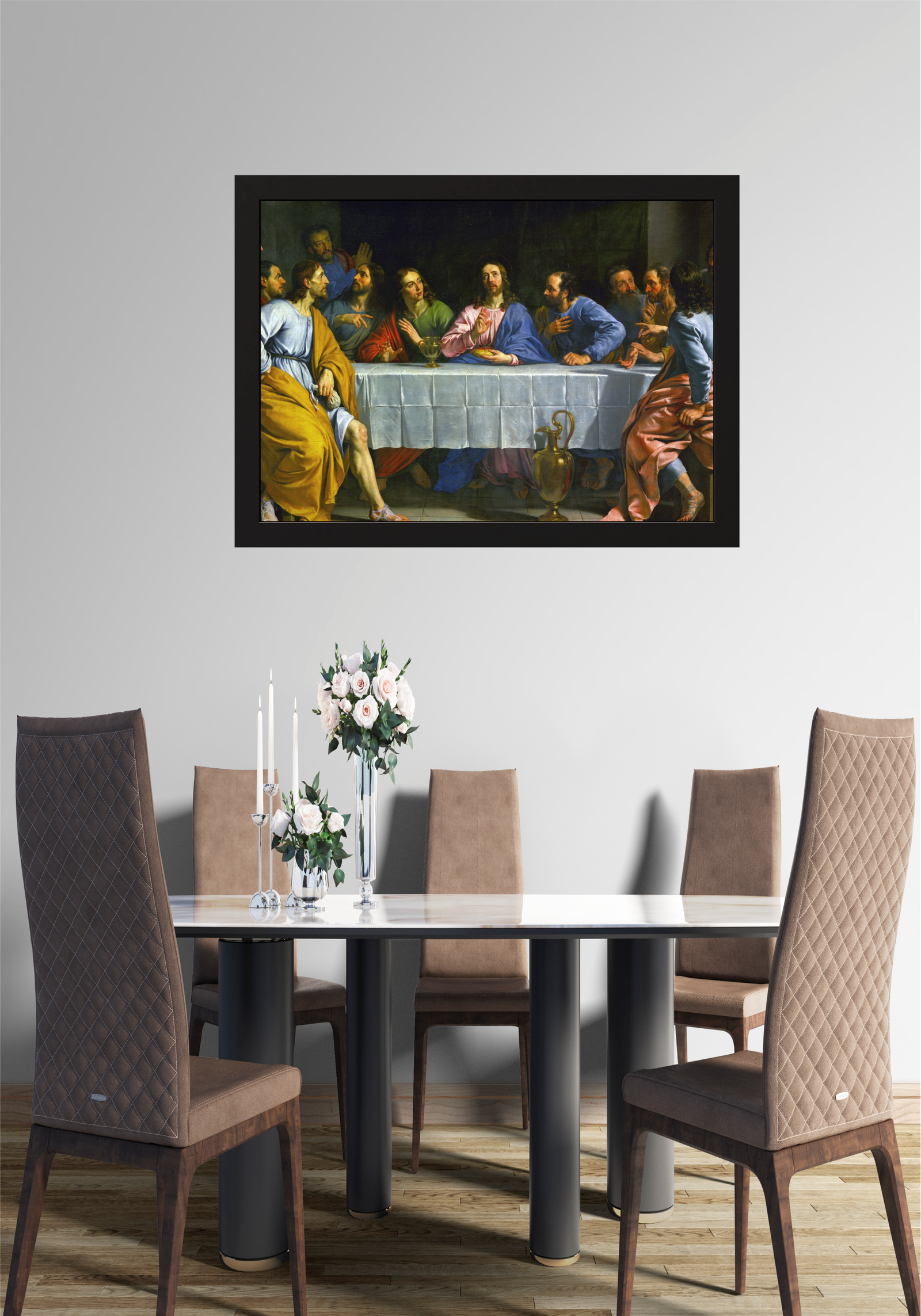 "A Última Ceia: Uma Obra de Arte que Inspira Reflexão"